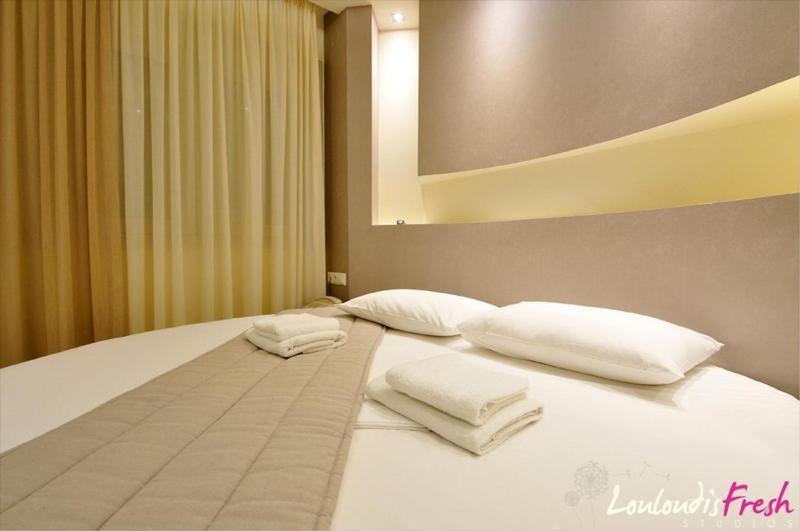 Louloudis Fresh-Adults Only Aparthotel Skala Rachoni  Bilik gambar